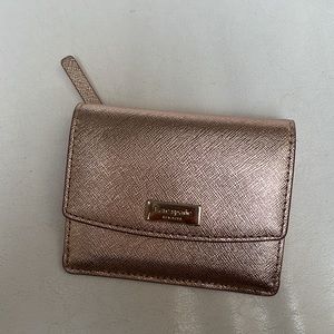 Metallic Gold Kate Spade Wallet